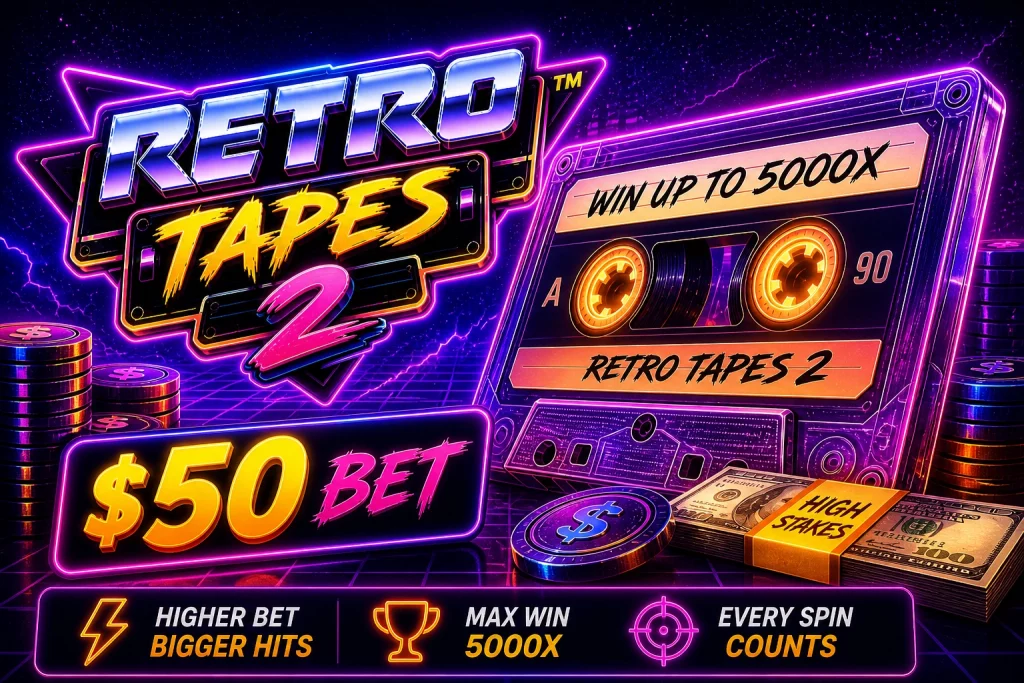 Retro Tapes 2 50 dollars bet